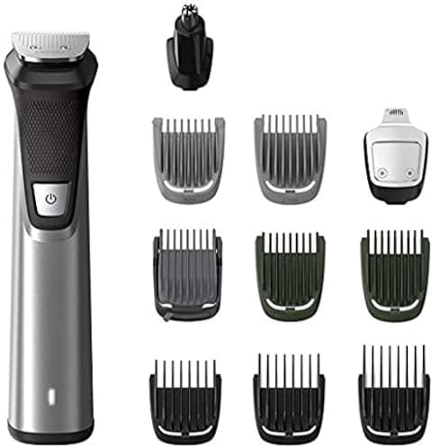 Philips Series 7000 11-In-1 Ultimate Multi Grooming Mg7735/03 With Hard Travel Trimmer Carrying Case-Black