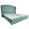 إن هاوس سيرين هيكل سرير منجد بالمخمل - نفر - 200×120 سم - تركواز