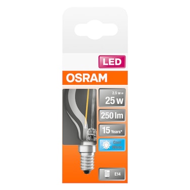 Osram Retrofit Golf Led Bulb E14 2.5W Cool White