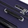 Eminent Hard Case Cabin Travel Bag Luggage Trolley Polypropylene Lightweight 4 Quiet Double Spinner Wheels Suitcase With TSA Lock B0002 Purple