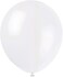 Generic Party Fun Metallic Clear White Balloon - 12Inches - (Pack Of 40 Units)