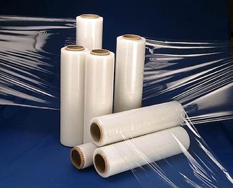 Generic Alnur Clear Stretch Film Wrap Film For Moving, Shipping, Packing Furniture, Boxes, Pallet Wrapping, Heavy Duty Shrink Wrap, Durable Self-Adhering Cling Wrap, Pack Of 1