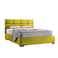 In House Lombardia Velvet Bed Frame - King - 200x180 cm - Gold