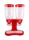 Feelings Double Cereal Dispenser Red 3.5L