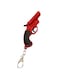 Generic Gun Shape Key Tag Chain Red