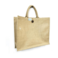 Generic Natural Jute Tote Bag With Cotton Handles Buttoned Closure Bags Size 18"W X 14"H X 6"