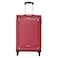 VIP Staple Plus 4-Wheel Expandable Soft Casing Check-In Trolley M Red 72cm