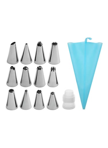 Generic Stainless Steel Cake Decorating Supplies Tools Blue 12 X 2 X 10cm