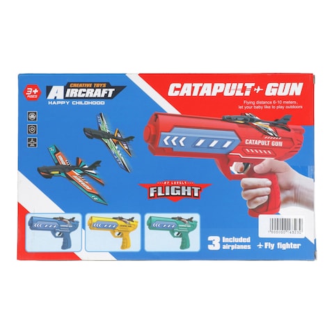 Aircraft Catapult Gun 3 Included Air Planes 3+ Ages