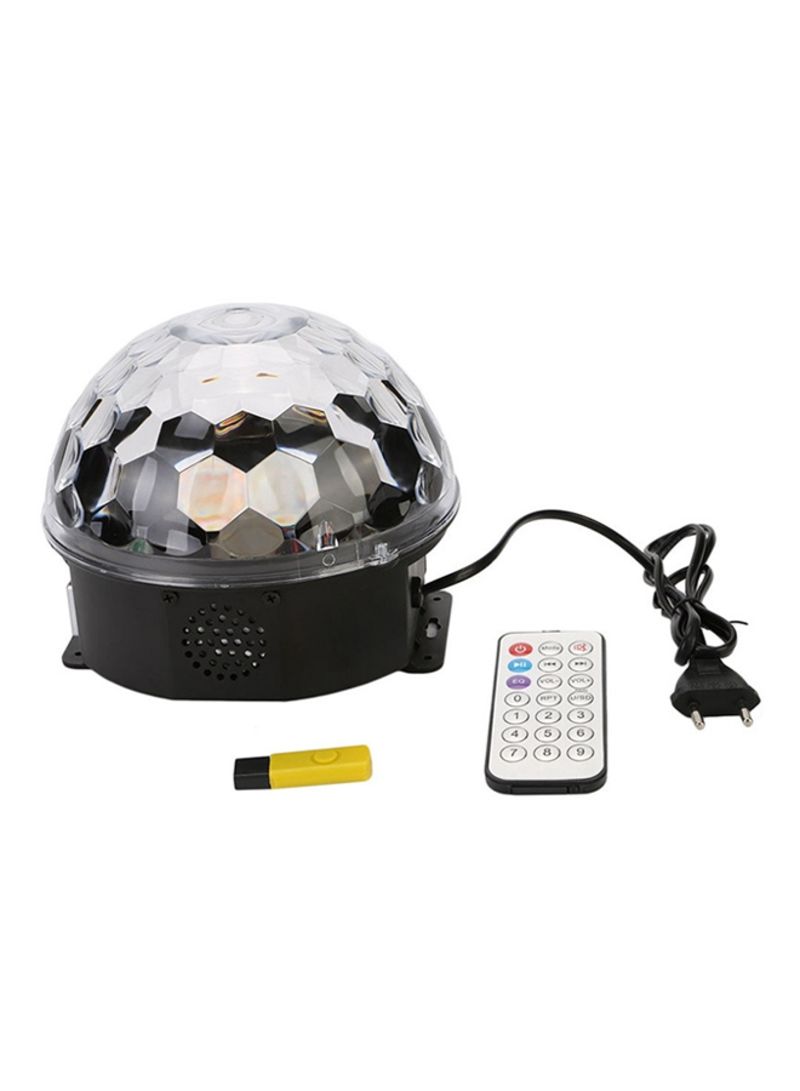Generic LED Round Crystal Magic Ball Light Multicolour 20watts