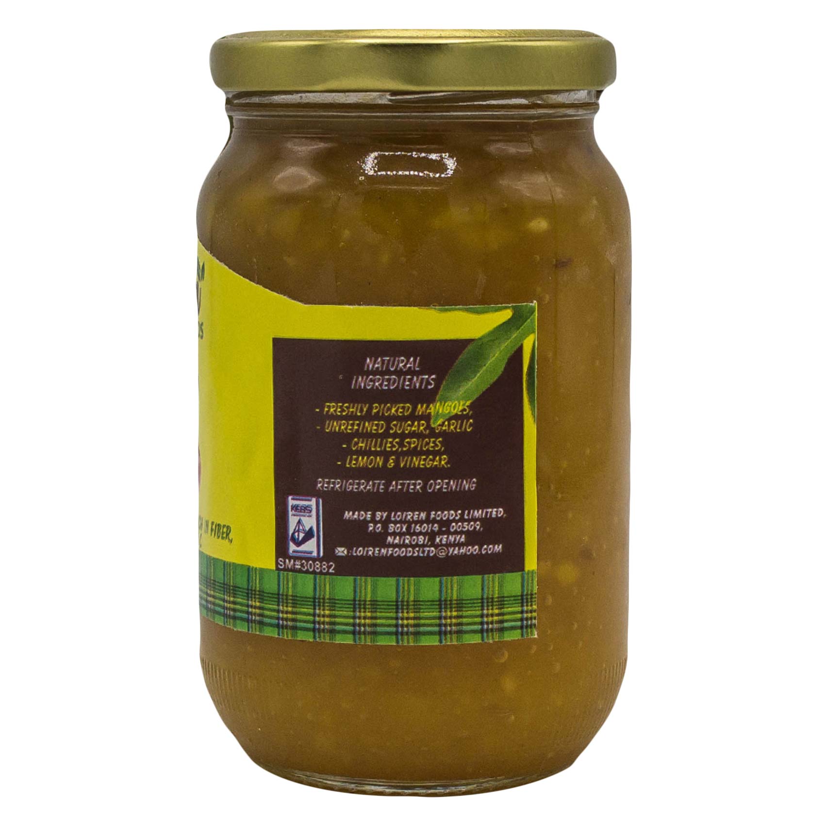 Samwa Natural Foods Mango Chutney 450g