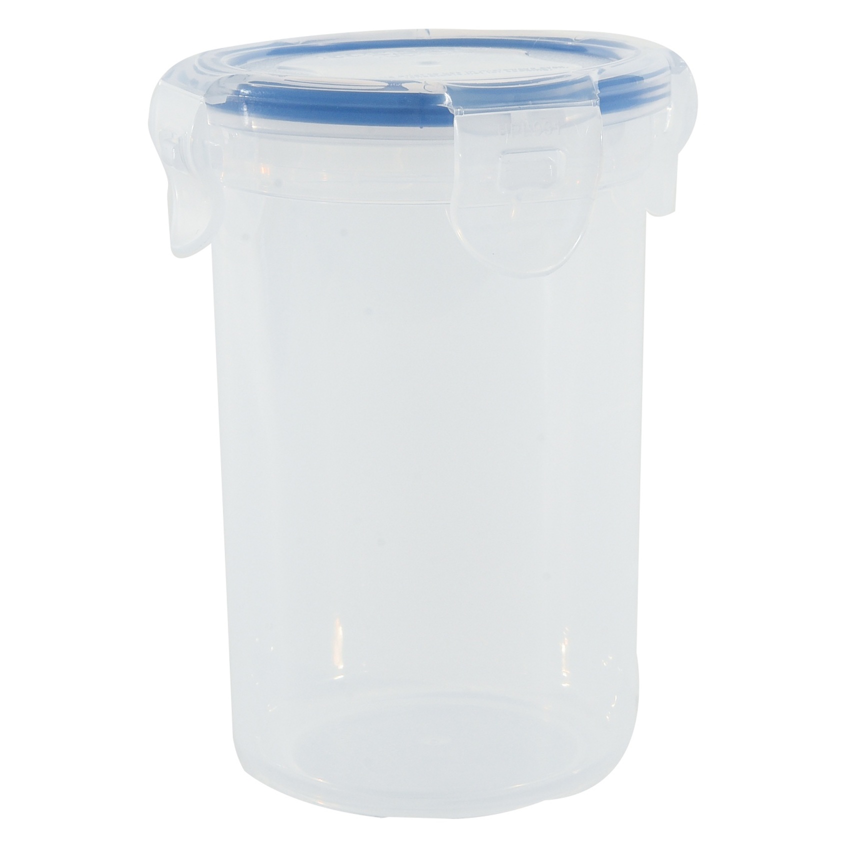 Lock &amp; LockClassic Round Food Container HPL931D Clear/Blue 350ml