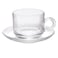 DELI CLR CUP &amp; SAUC 210ML CF001-L12
