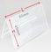 Pack of 5pcs V-Shape Double Sided Sign Holders