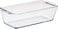 Flamingo Loaf Dish Rect, Clear, 1 Liter, FL3600Gb