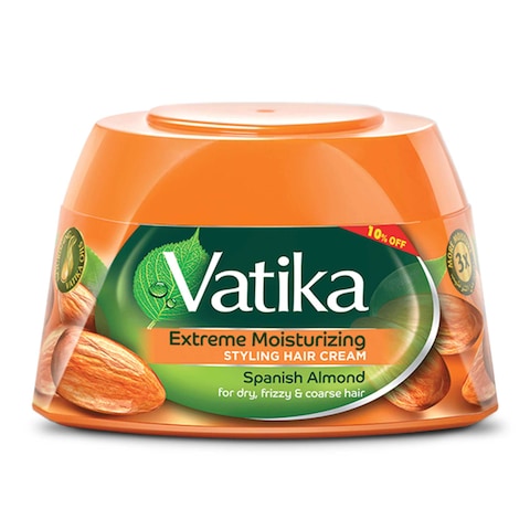 Vatika Naturals Extreme Moisturizing Styling Hair Cream - 190ml