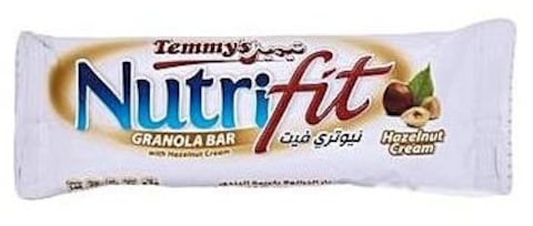 Temmy&#39;s Nutrifit Granola Bar with Hazelnut - 35 gram