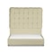 In House Al Shahba Velvet Bed Frame - Queen - 200x140 cm - Beige