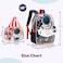 Eazy Kids - 16" School Bag Lunch Bag Pencil Case Set of 3 - Astronaut - Blue