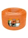 Tramontina Since 1911, Made In Brazil 100M 1/2-Inch Diameter Flex Garden Hose In Orange With 3-Layers PVC Fiber And Braided Polyester Cord