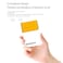 Docooler - FW1S YG300 LED Projector 1080P Projection Machine with USB HD AV TF Card Slot Mini Pocket Remote Controller for Laptop PC  EU Plug