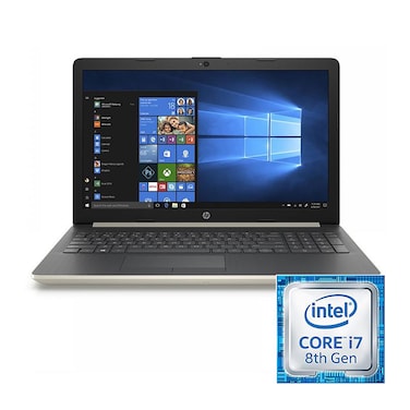 HP 15-da0014ne Laptop - Intel Core i7 - 16GB RAM - 2TB HDD - 15.6-inch FHD - 4GB GPU - Gold