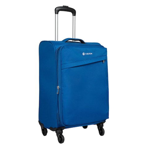 Carlton Lords 4 Wheel Soft Luggage 28x38x58cm Blue