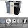 3 Section Laundry Basket Printed Dark Light Color