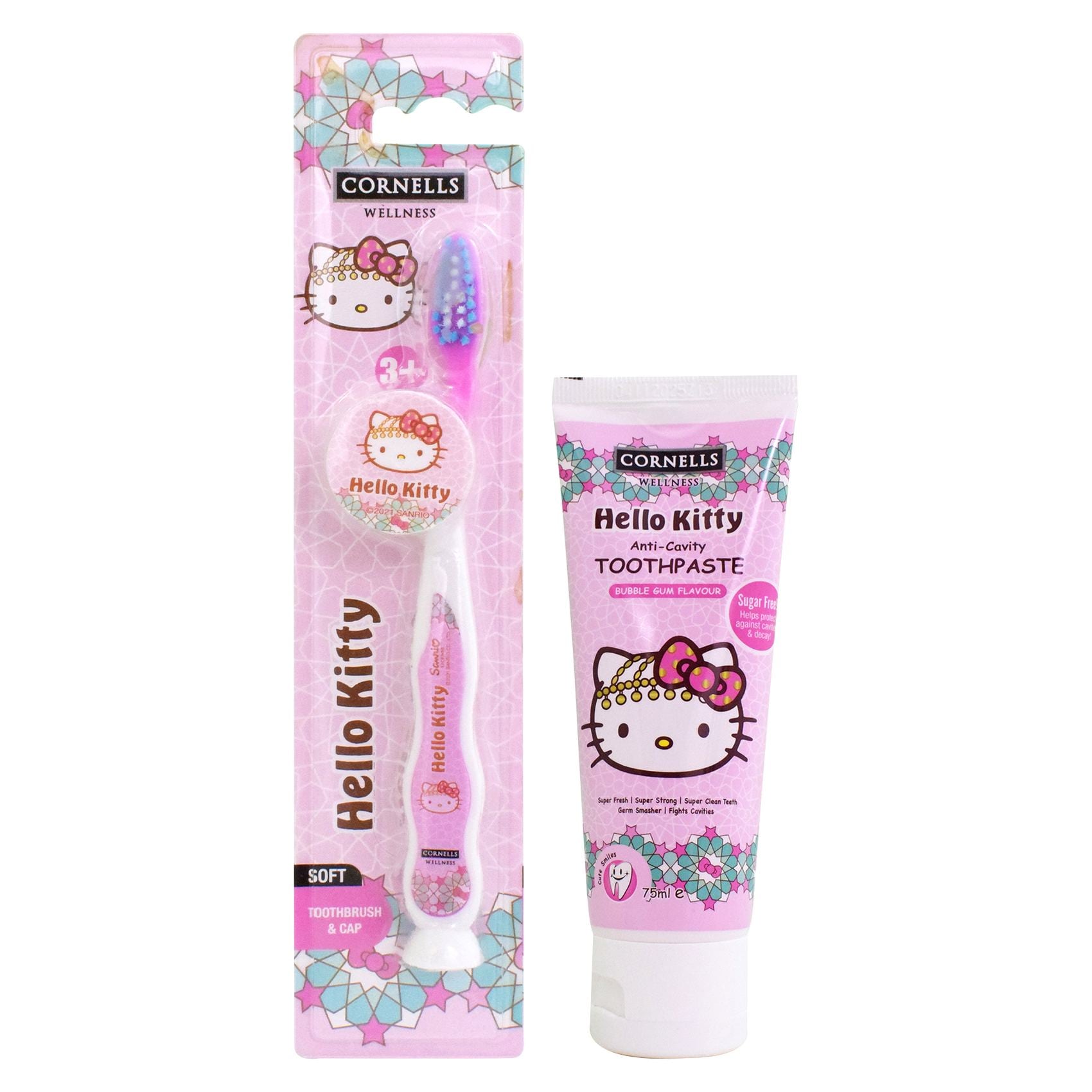 Buy Cornells Wellness Hello Kitty Anti-Cavity Bubble Gum Flavour ...