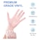 HomePro Powder Free Disposable Vinyl Gloves Size Large 100 PCS