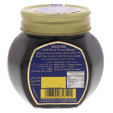 Langnese Manuka Black Forest Honey 375g