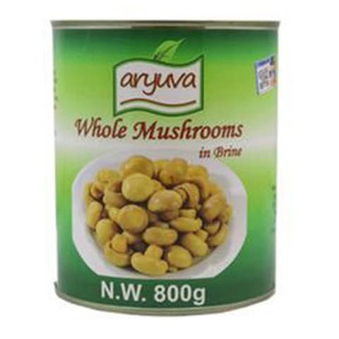 Aryuva Whole Mushroom In Brine 800g