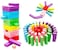 Generic - Wooden Rainbow Jenga Blocks Domino Educational Toy Gift For Children