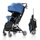Teknum Travel Cabin Stroller with Coffee Cup Holder - Blue