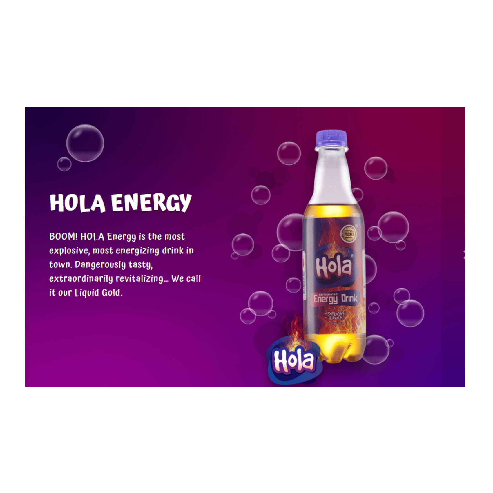 Hola Energy Drink 300Ml