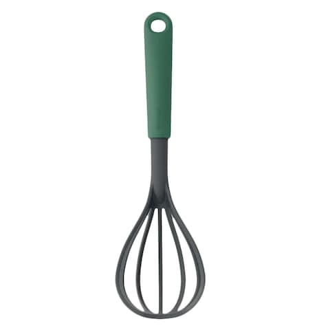 WHISK PLUS DRAINING SPOON FIR GRN