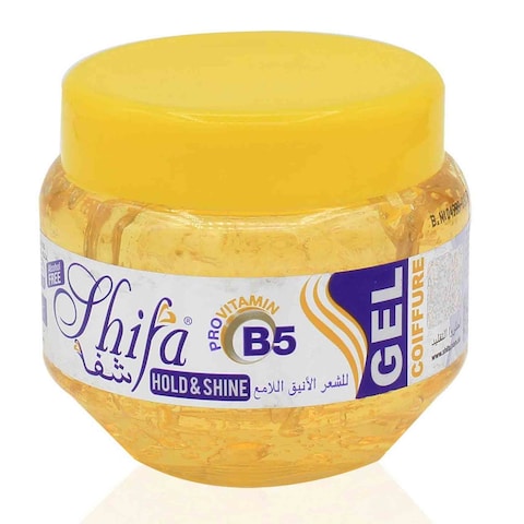 Shifa Hair Gel Hold and Shine Yellow 300ml