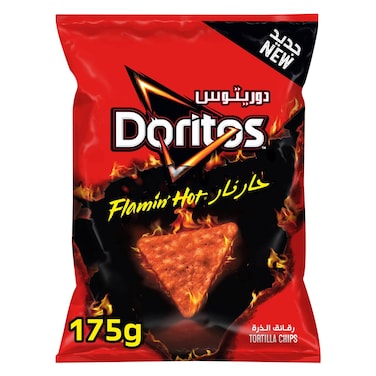 Doritos Flamin39 Hot Tortilla Chips 175G