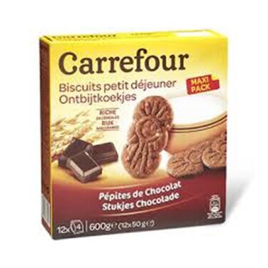 Carrefour Biscuit Petit Dejeuner Chocolat 600GR