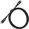 OtterBox USB-C to USB-C PD Cable 1 Meter - Durable, Tangle-Free, High Speed Charging &amp; Sync Cable 3 Amp, for MacBook, iPad Pro, Samsung, Nintendo Wii &amp; other USB-C enabled devices - Black
