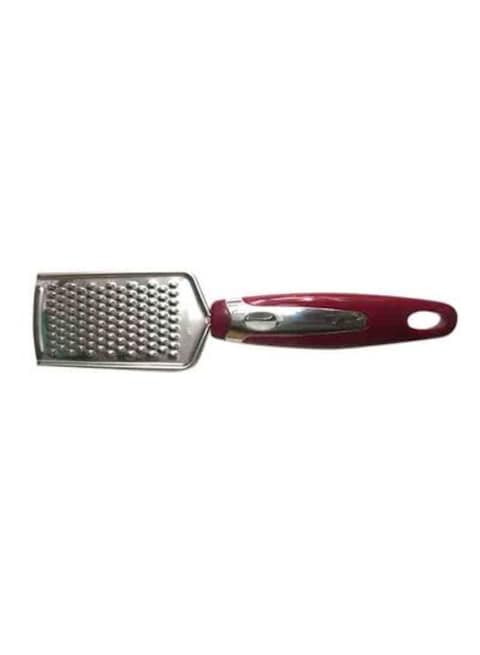 Generic Stainless Steel Cheese And Vegetable Grater - Red