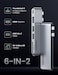 UGREEN 6 in 2 Hub Dual USB-C to HDMI+2xUSB3A+TF/SD+ 100W PD