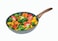 Homeway - 28Cm Marble Wok, 5 Layer Non-Stick Coating, 3Mm Thickness, Forged Construction, Fast Heating Induction Bottom - Hw-3417
