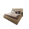 In House Palermo Velvet Bed Frame - Single - 200x100 cm - Beige