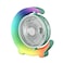 Fitto Desk Fan, Strong Airflow, Quiet, 3 Speed Wind, Mini Table Fan, Type-C Charging, Colorful Light, Rotatable