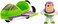 Toy Story Mini Buzz Lightyear and Spaceship