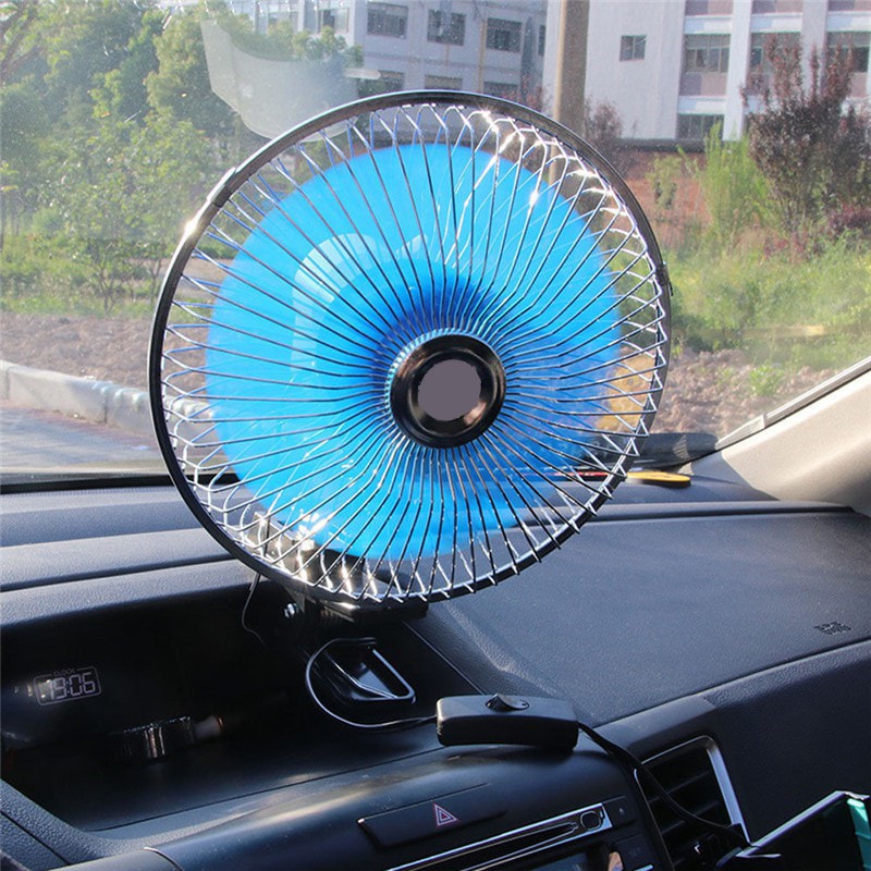 Buy Generic 6 Inch 12V Portable Vehicle Auto Car Fan Oscillating Car ...