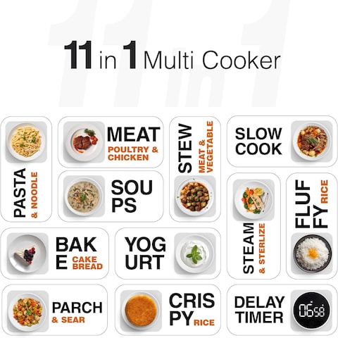 Feller Germany RC99 W 904W 11-in-1 Rice Cooker/ Multi Cooker