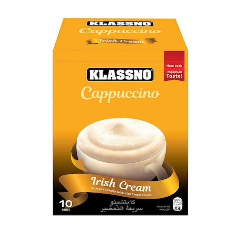 Buy Klassno Cappuccino Irish Cream 180g in UAE