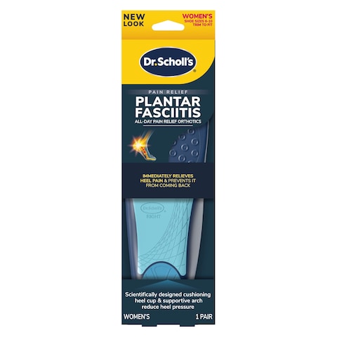 Dr.Scholl&#39;s Pain Relief Ortho Plantar Fasciitis Heel Cup for Women Size 6 to 10